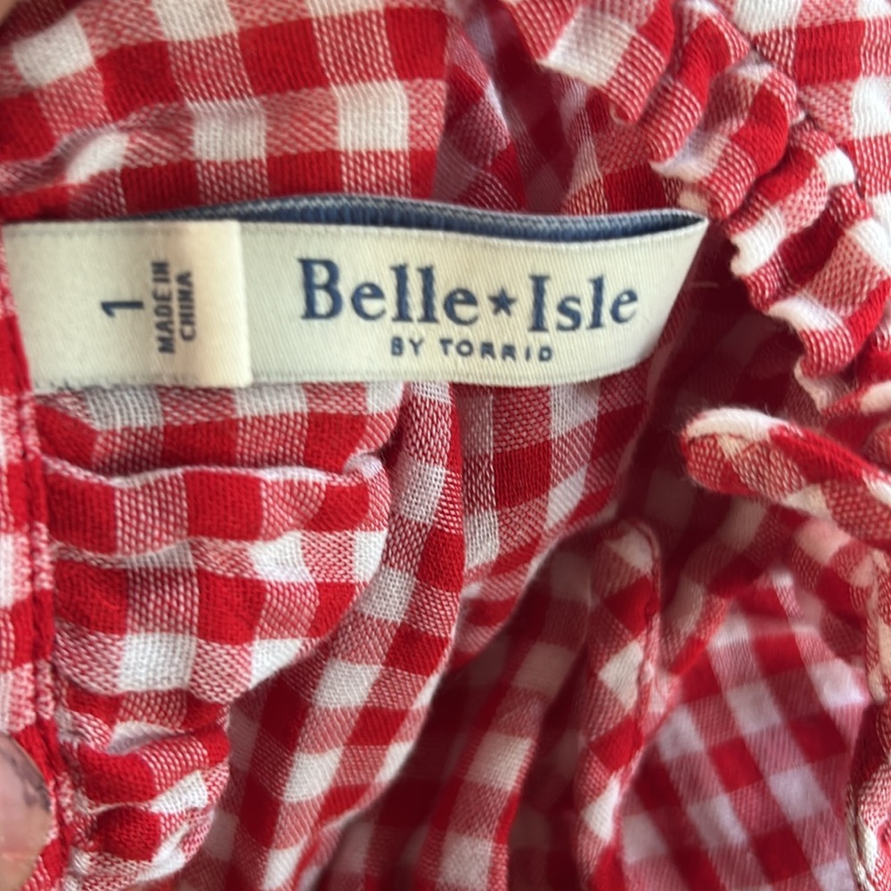 Torrid Red Gingham Halter Dress - Picture 4 of 4
